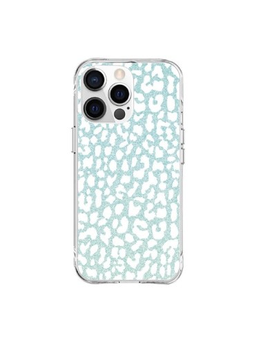 Coque iPhone 15 Pro Max Leopard Winter Mint - Mary Nesrala