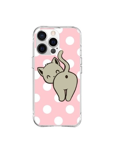 Cover iPhone 15 Pro Max Gatto Gattoon Pois - Maryline Cazenave