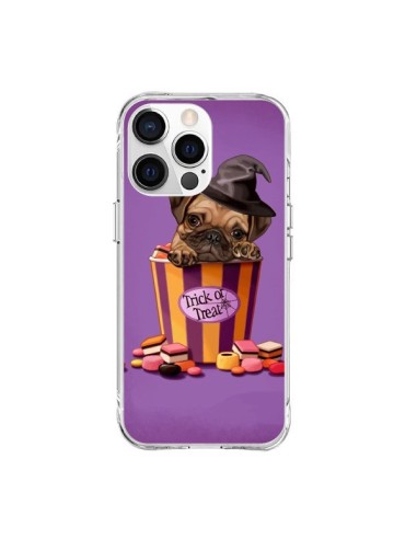 Cover iPhone 15 Pro Max Cane Halloween Strega Bonbon - Maryline Cazenave