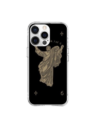 Cover iPhone 15 Pro Max God Black Drake Chanteur Jeu Cartes - Mikadololo