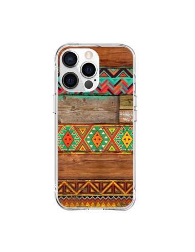 Coque iPhone 15 Pro Max Indian Wood Bois Azteque - Maximilian San