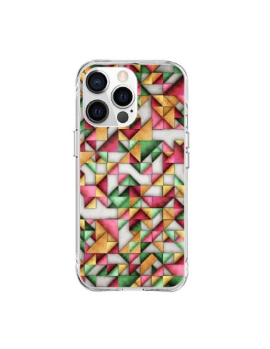 Cover iPhone 15 Pro Max Azteco Triangolo Geometrico World - Maximilian San