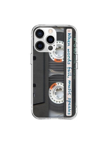 Cover iPhone 15 Pro Max Cassette Words K7 - Maximilian San