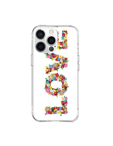 Coque iPhone 15 Pro Max Love Fleurs - Nico