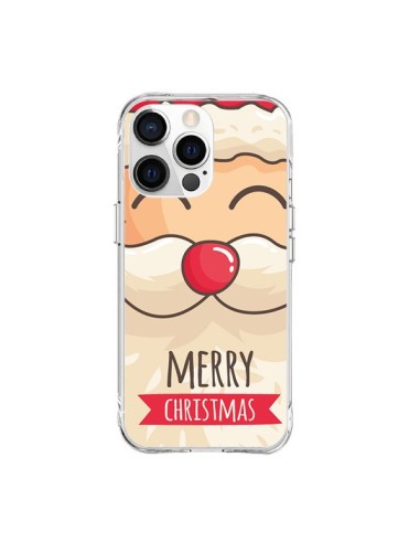 Cover iPhone 15 Pro Max Baffi di Babbo Natale Merry Christmas - Nico