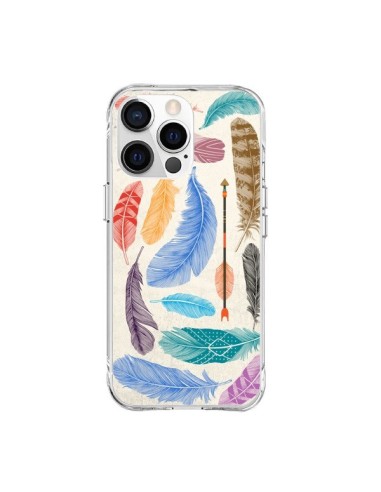 Cover iPhone 15 Pro Max Piume Multicolore - Rachel Caldwell