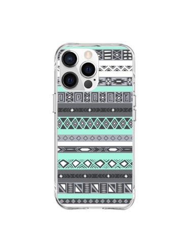 Cover iPhone 15 Pro Max Azteco Aztec Blu Pastello - Rex Lambo