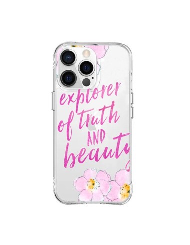 Cover iPhone 15 Pro Max Explorer of Truth and Beauty Trasparente - Sylvia Cook