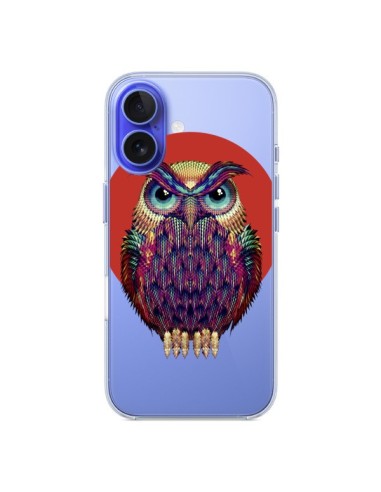 Coque iPhone 16 Chouette Hibou Owl Transparente - Ali Gulec