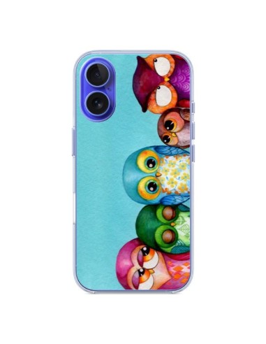 Coque iPhone 16 Famille Chouettes - Annya Kai