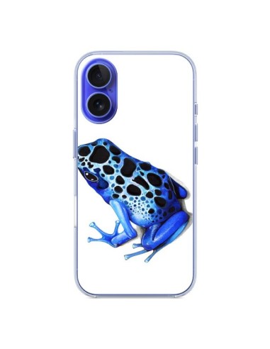 Coque iPhone 16 Grenouille Bleue - Annya Kai