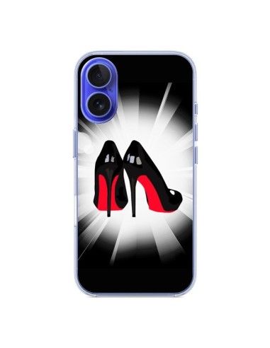 Coque iPhone 16 Chaussures Semelles Rouges Red Soles Femme - Aurelie Scour