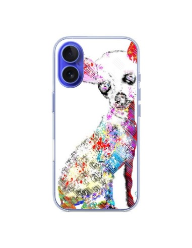 Coque iPhone 16 Chien Chihuahua Graffiti - Bri.Buckley