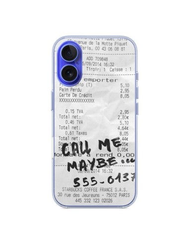 Coque iPhone 16 Call me maybe - Benoit Bargeton