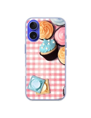 Coque iPhone 16 Petit Dejeuner Cupcakes - Benoit Bargeton