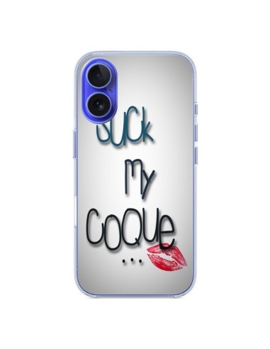 Coque iPhone 16 Suck my Coque iPhone 6 et 6S Lips Bouche Lèvres - Bertrand Carriere