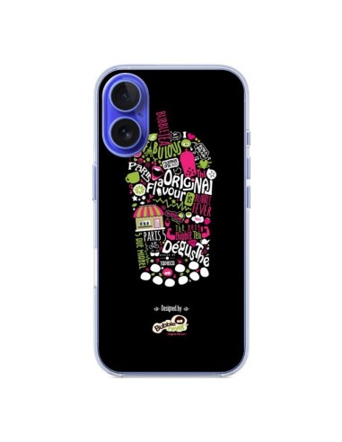 Coque iPhone 16 Bubble Fever Original Flavour Noir - Bubble Fever