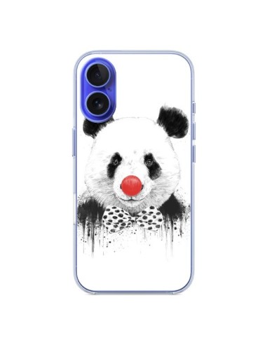 Coque iPhone 16 Clown Panda - Balazs Solti