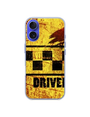 Coque iPhone 16 Driver Taxi - Brozart