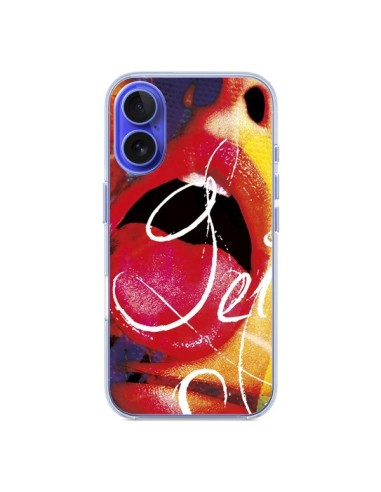 Coque iPhone 16 Get Bouche Sexy - Brozart