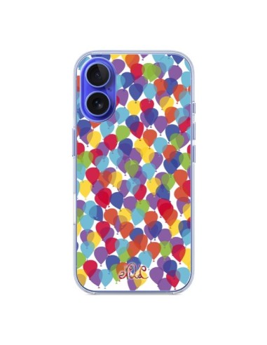 Coque iPhone 16 Ballons La Haut - Enilec