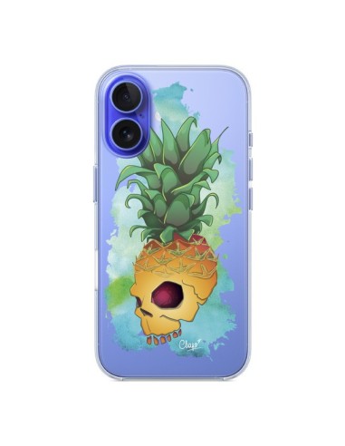 iPhone 16 Case Crananas Skull Pineapple Clear - Chapo