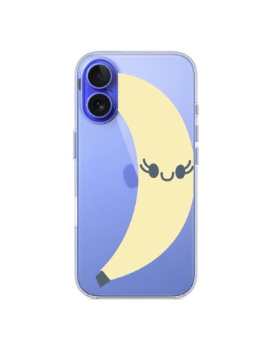 Coque iPhone 16 Banana Banane Fruit Transparente - Claudia Ramos