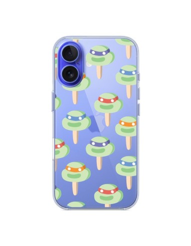 iPhone 16 Case Turtle Ninja Clear - Claudia Ramos