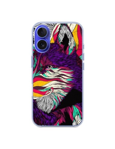 Coque iPhone 16 Color Husky Chien Loup - Danny Ivan