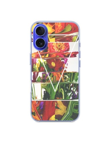 Coque iPhone 16 Facke Flowers Fleurs - Danny Ivan