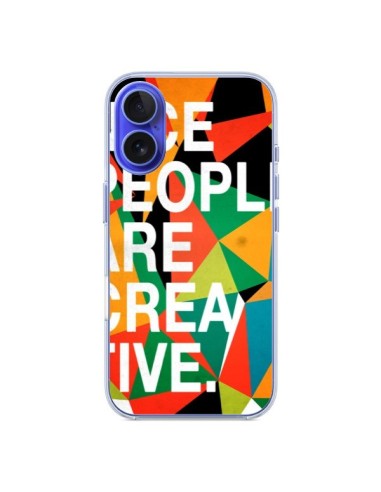 Coque iPhone 16 Nice people are creative art - Danny Ivan