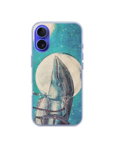 Coque iPhone 16 Baleine Whale Voyage Journey - Eric Fan