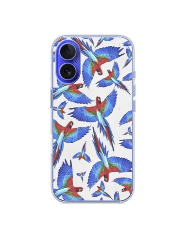 Coque iPhone 16 Perroquets Parrot - Eleaxart