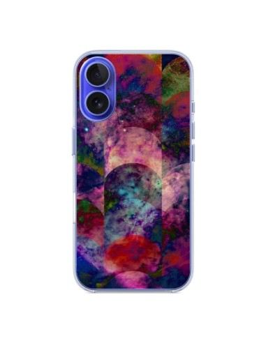 Coque iPhone 16 Abstract Galaxy Azteque - Eleaxart