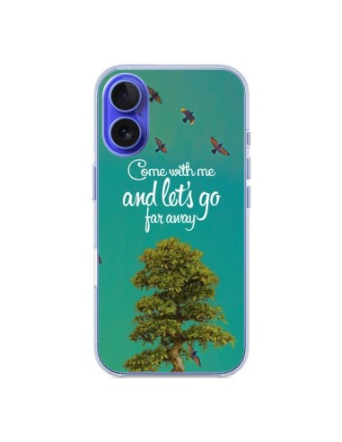 Coque iPhone 16 Let's Go Far Away Tree Arbre - Eleaxart