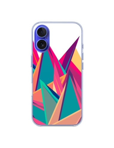 Coque iPhone 16 Triangles Intensive Pic Azteque - Eleaxart