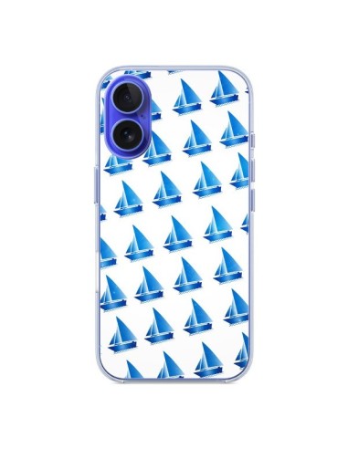 Coque iPhone 16 Bateau Voilier Barquitos - Eleaxart