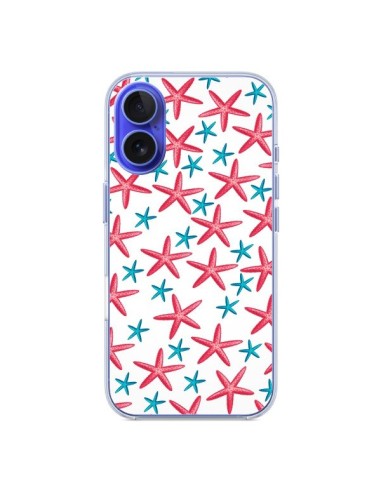 Coque iPhone 16 Etoiles de mer Estrellitas - Eleaxart