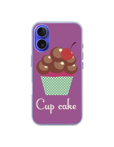 Coque iPhone 16 Cupcake Cerise Chocolat - Léa Clément