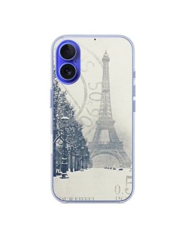 Coque iPhone 16 Tour Eiffel - Irene Sneddon