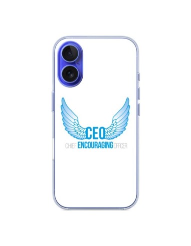 Cover iPhone 16 CEO Chief Encouraging Officer Blu - Shop Gasoline