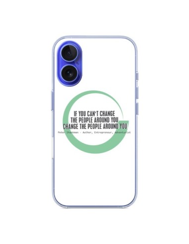 Coque iPhone 16 Peter Shankman, Changing People - Shop Gasoline