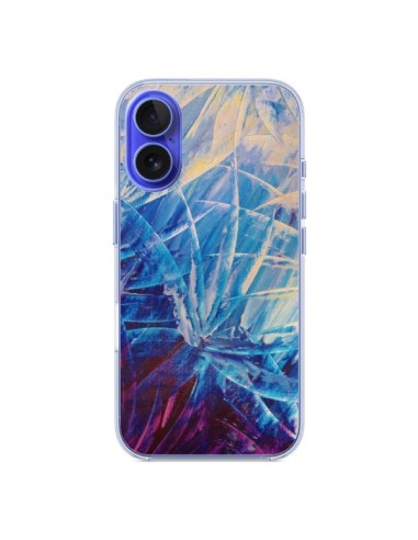 Coque iPhone 16 Fleurs Violettes françaises - Ebi Emporium