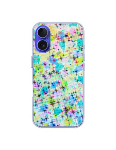 Coque iPhone 16 Stars Etoiles Bleues - Ebi Emporium