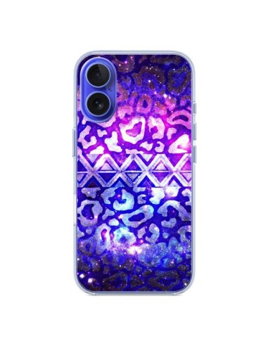 Coque iPhone 16 Tribal Leopard Galaxy - Ebi Emporium