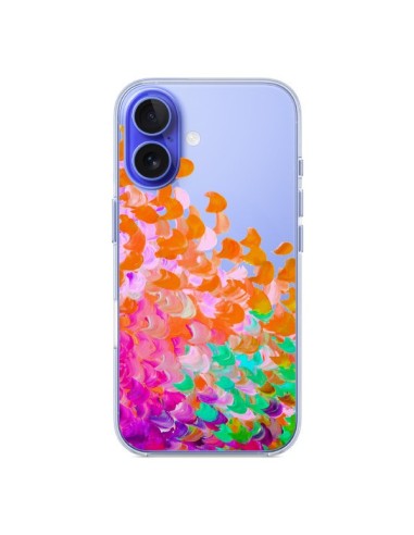 Cover iPhone 16 Creation in Colore Arancione Trasparente - Ebi Emporium