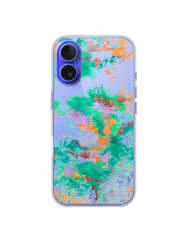 Coque iPhone 16 Mermaid Sirene Fleur Flower Transparente - Ebi Emporium