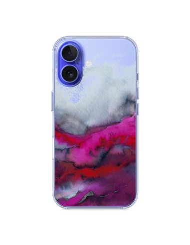 Coque iPhone 16 Winter Waves Vagues Hiver Transparente - Ebi Emporium