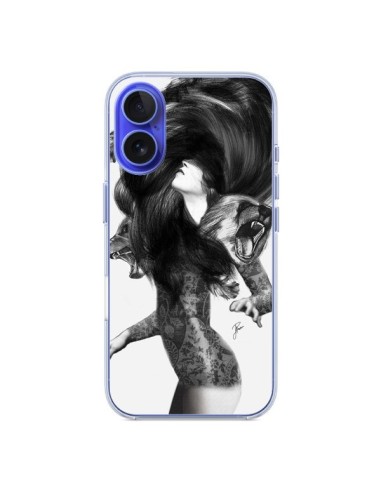 Coque iPhone 16 Femme Ours - Jenny Liz Rome