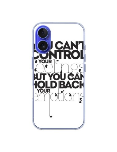 Coque iPhone 16 Feelings Sentiments Emotions - Javier Martinez